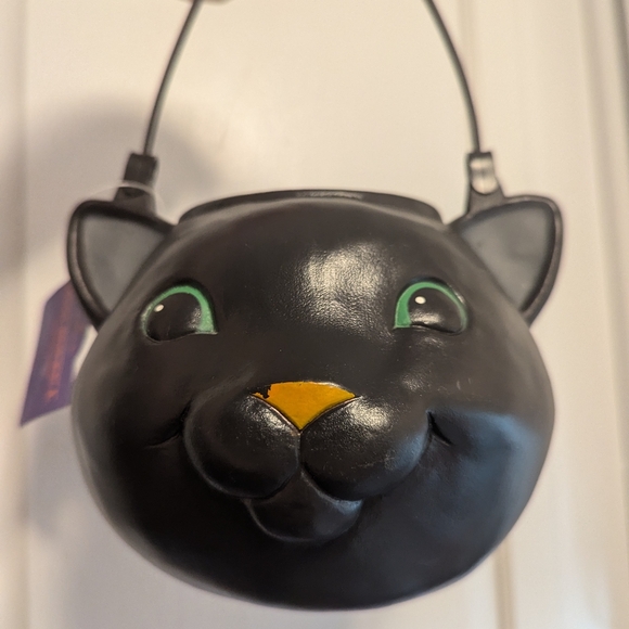 Vintage Hallmark Black Cat Halloween Pail - Picture 10 of 11
